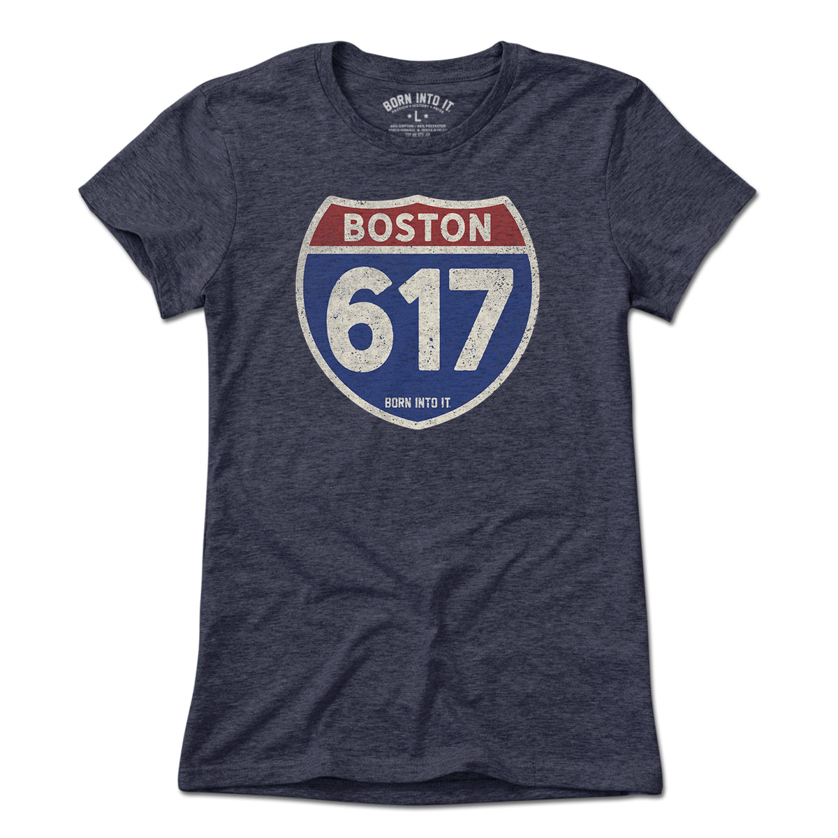 Boston 617 Interstate Sign T-Shirt