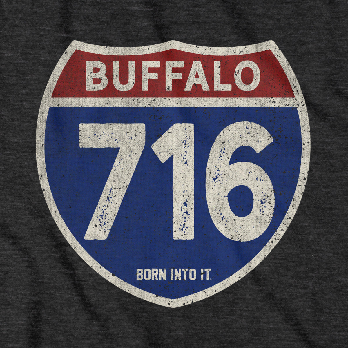 Buffalo 716 Interstate Sign T-Shirt