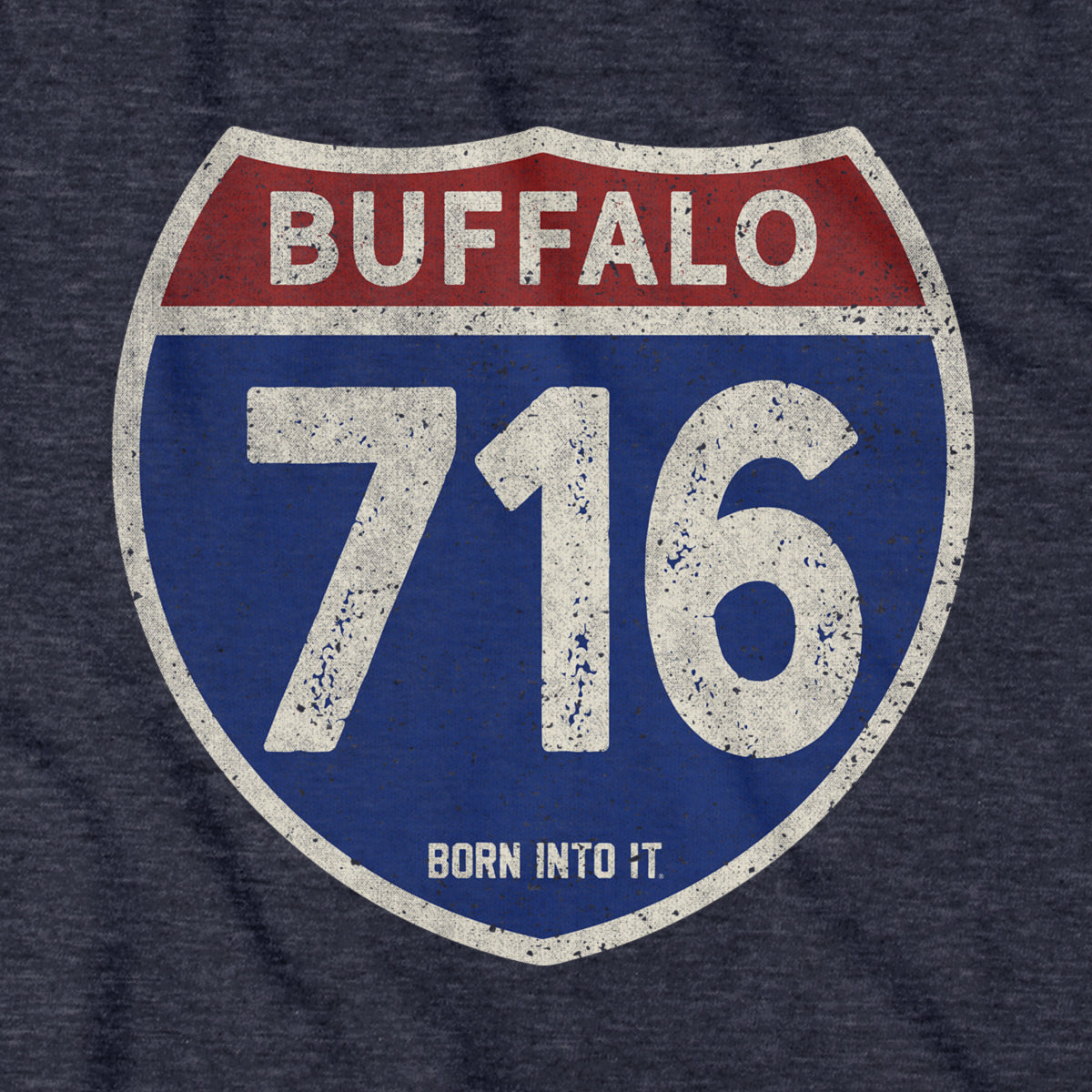 Buffalo 716 Interstate Sign T-Shirt