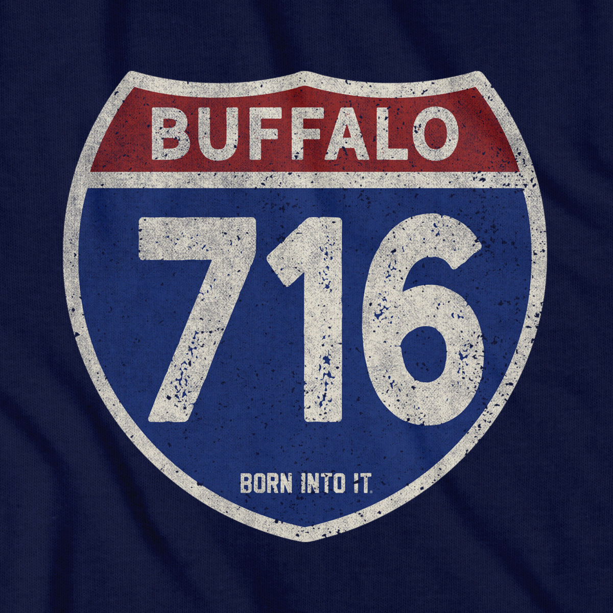 Buffalo 716 Interstate Sign T-Shirt