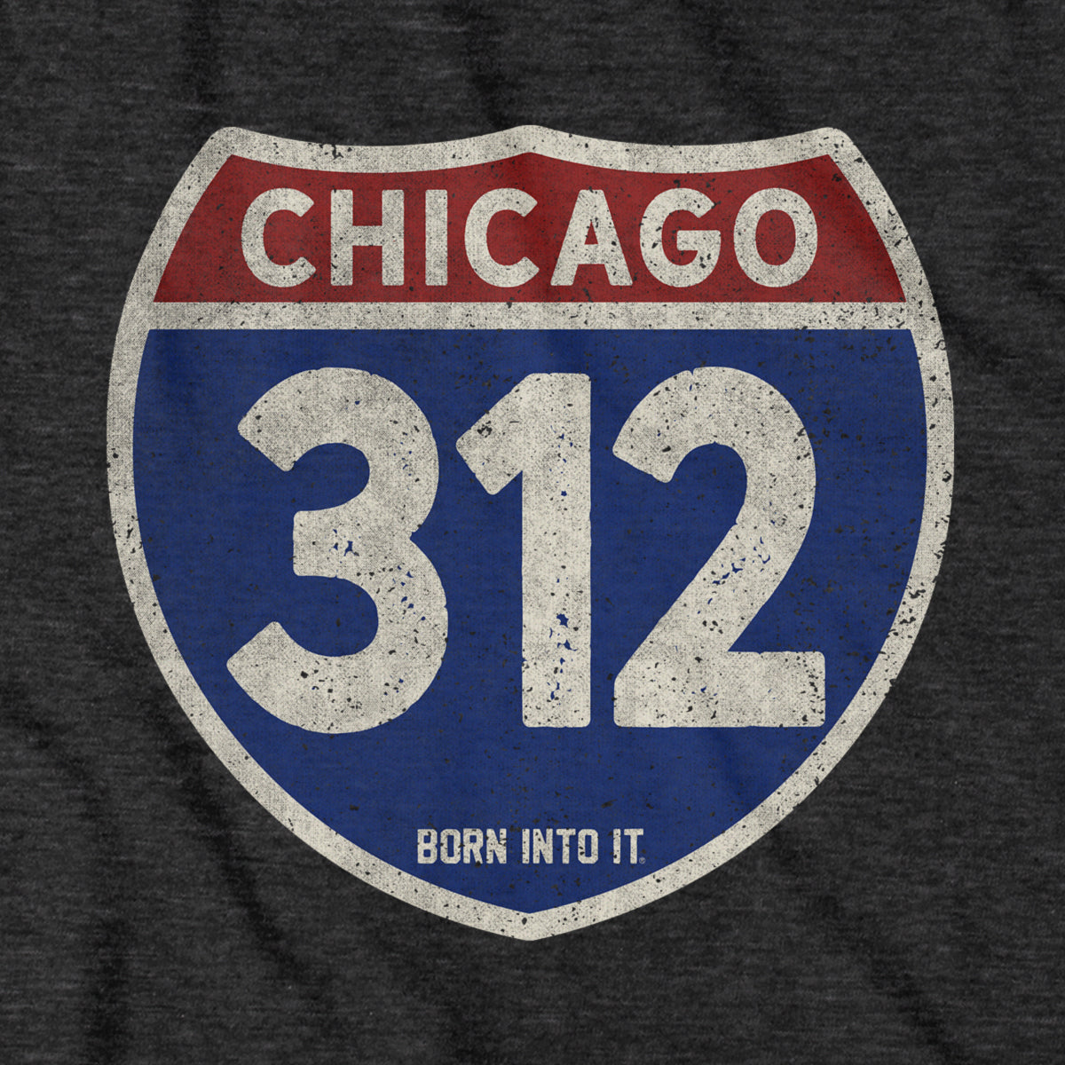 Chicago 312 Interstate Sign T-Shirt