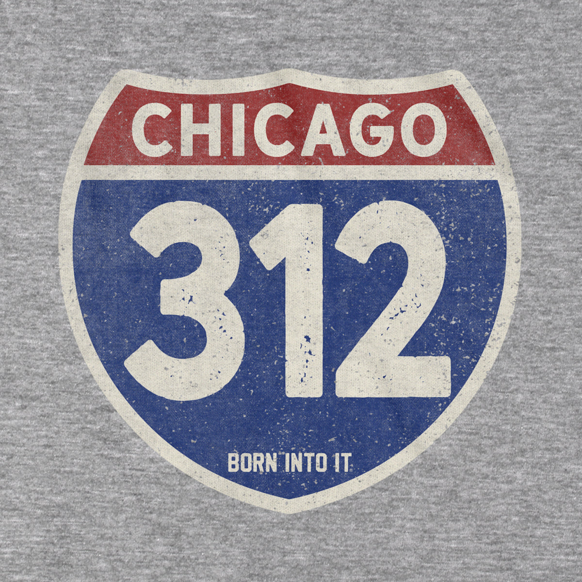 Chicago 312 Interstate Sign T-Shirt