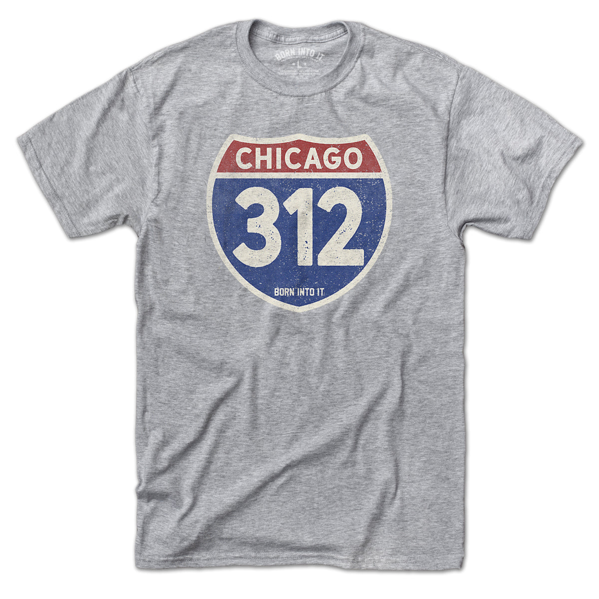 Chicago 312 Interstate Sign T-Shirt