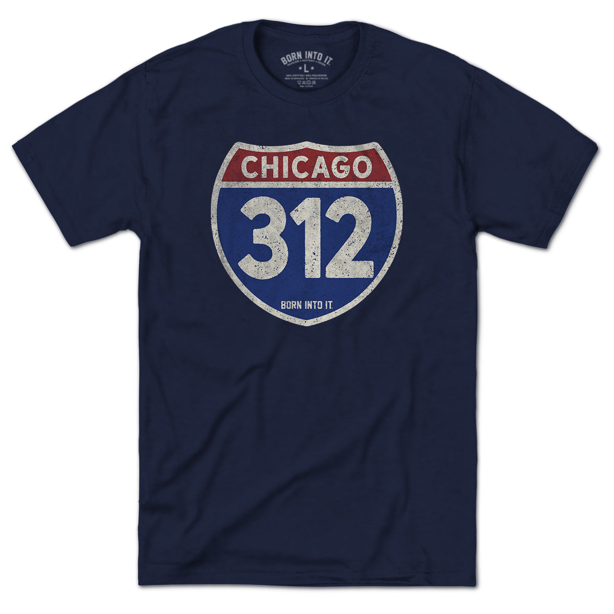 Chicago 312 Interstate Sign T-Shirt