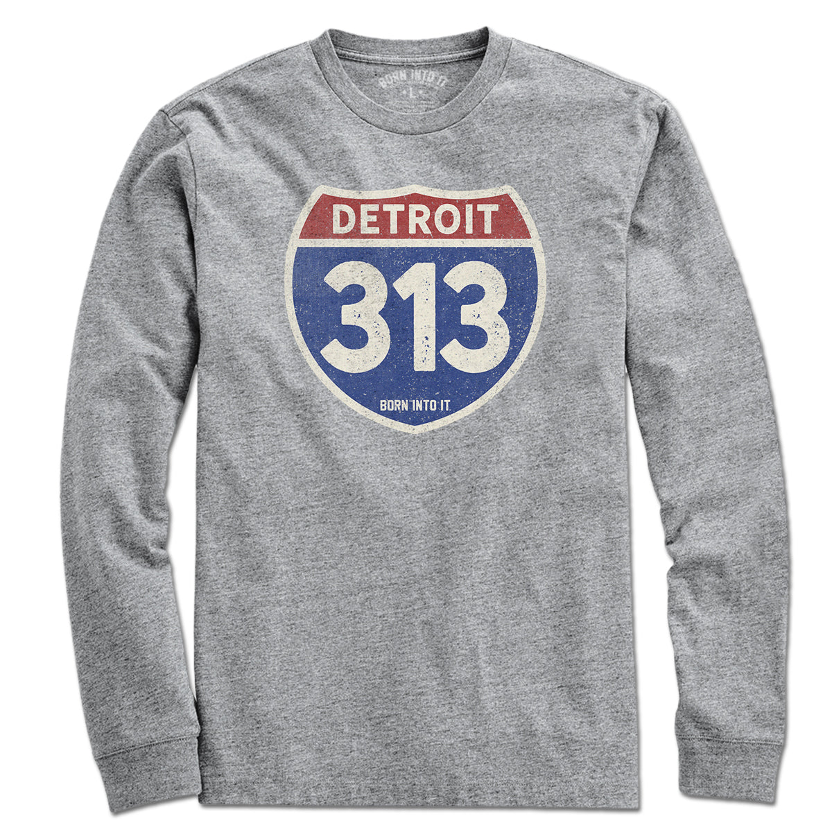 Detroit 313 Interstate Sign T-Shirt