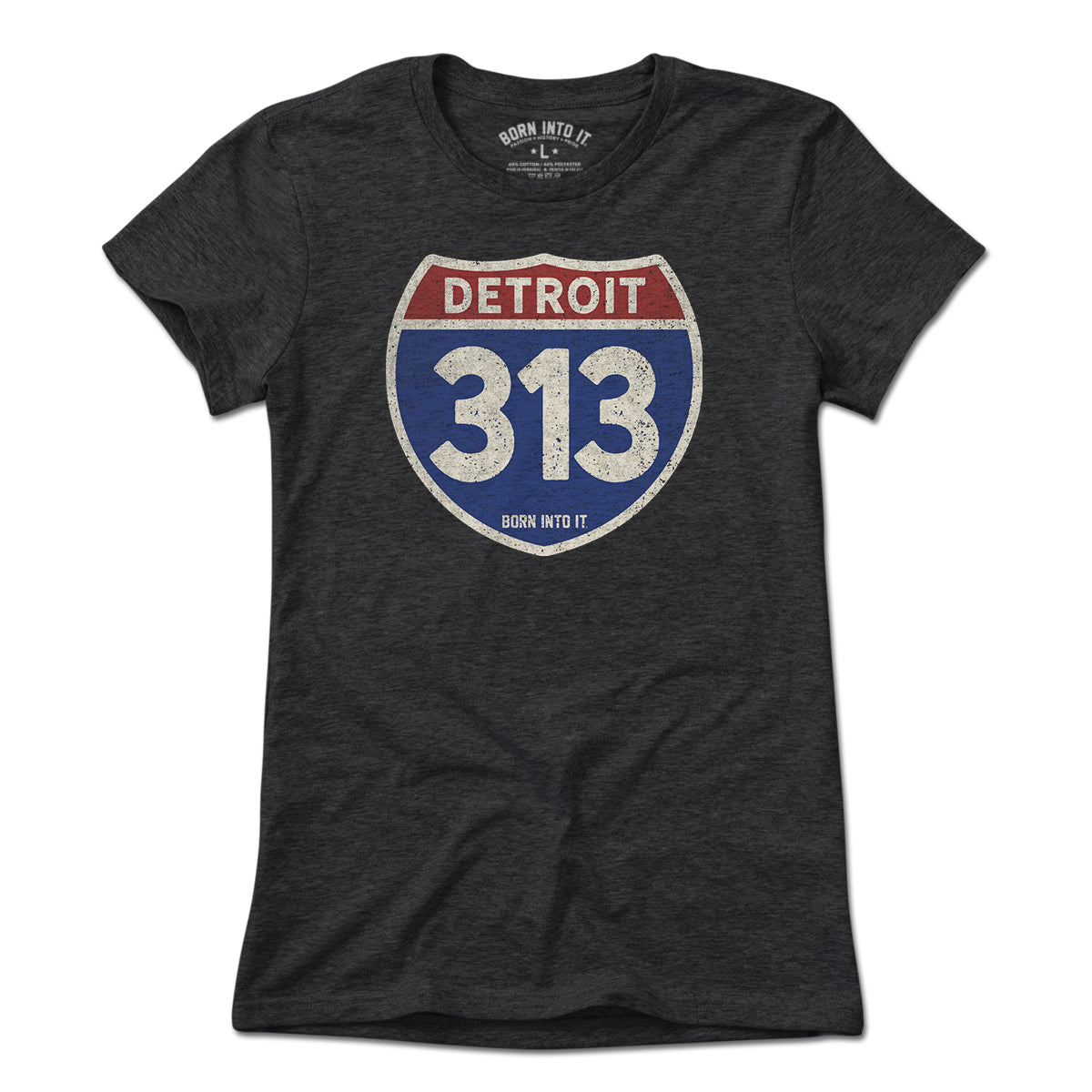 Detroit 313 Interstate Sign T-Shirt