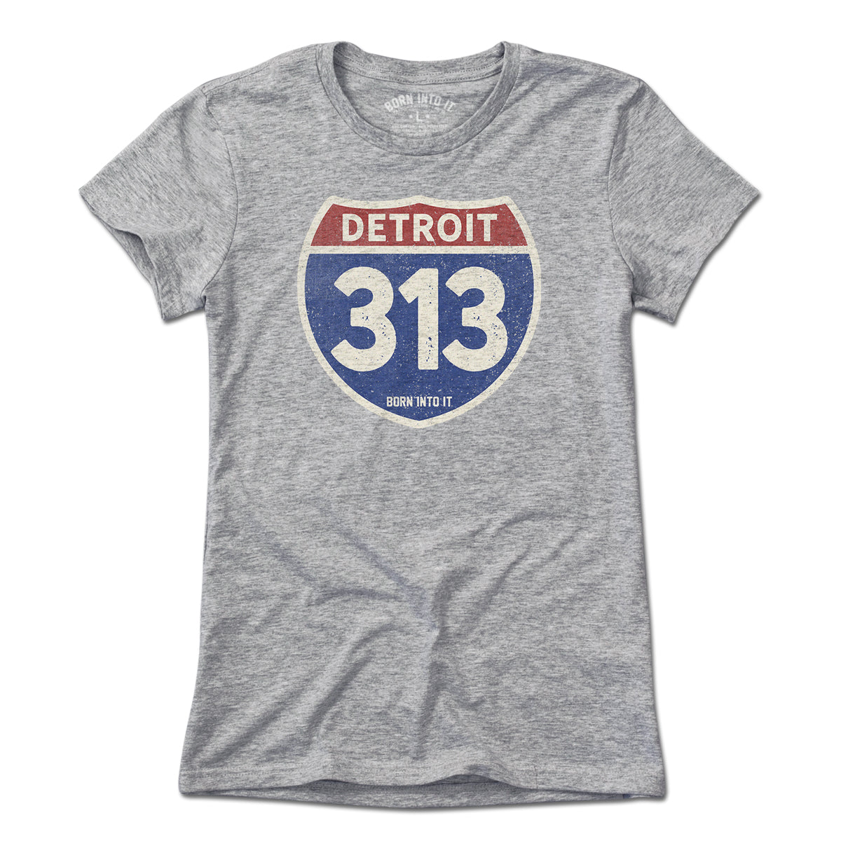 Detroit 313 Interstate Sign T-Shirt