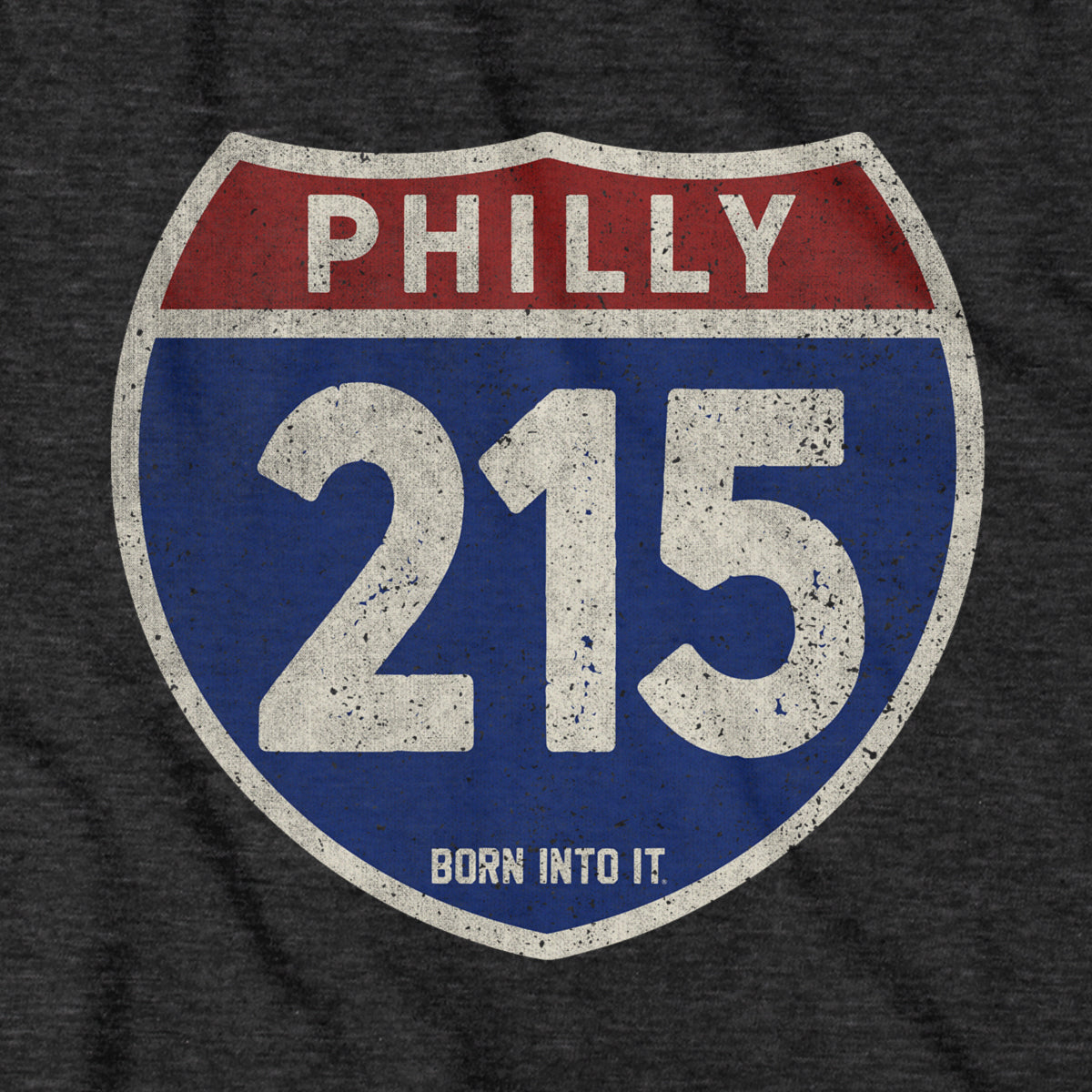 Philly 215 Interstate Sign T-Shirt