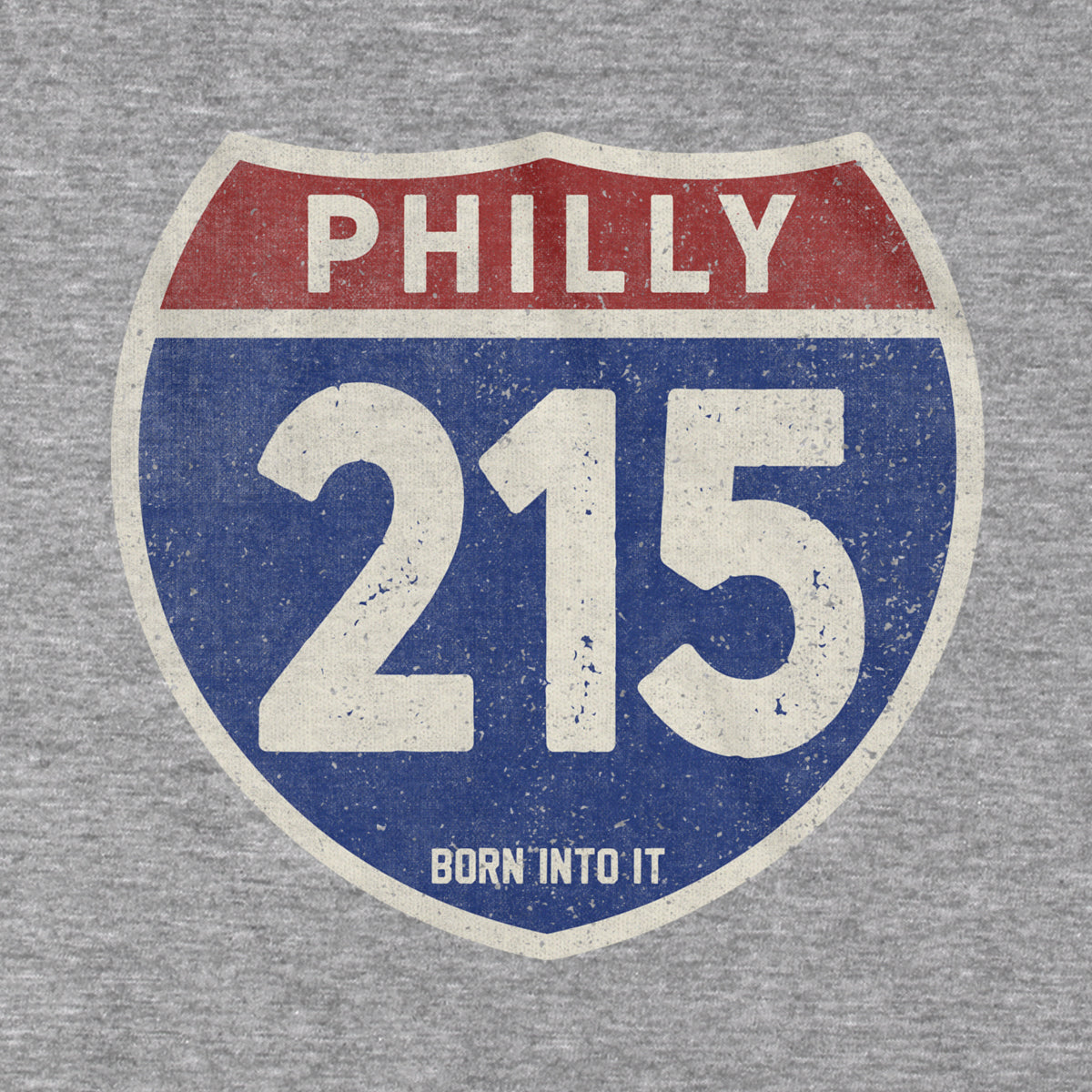 Philly 215 Interstate Sign T-Shirt