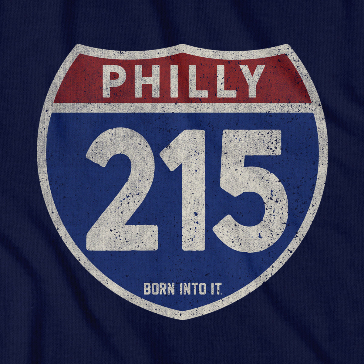Philly 215 Interstate Sign T-Shirt