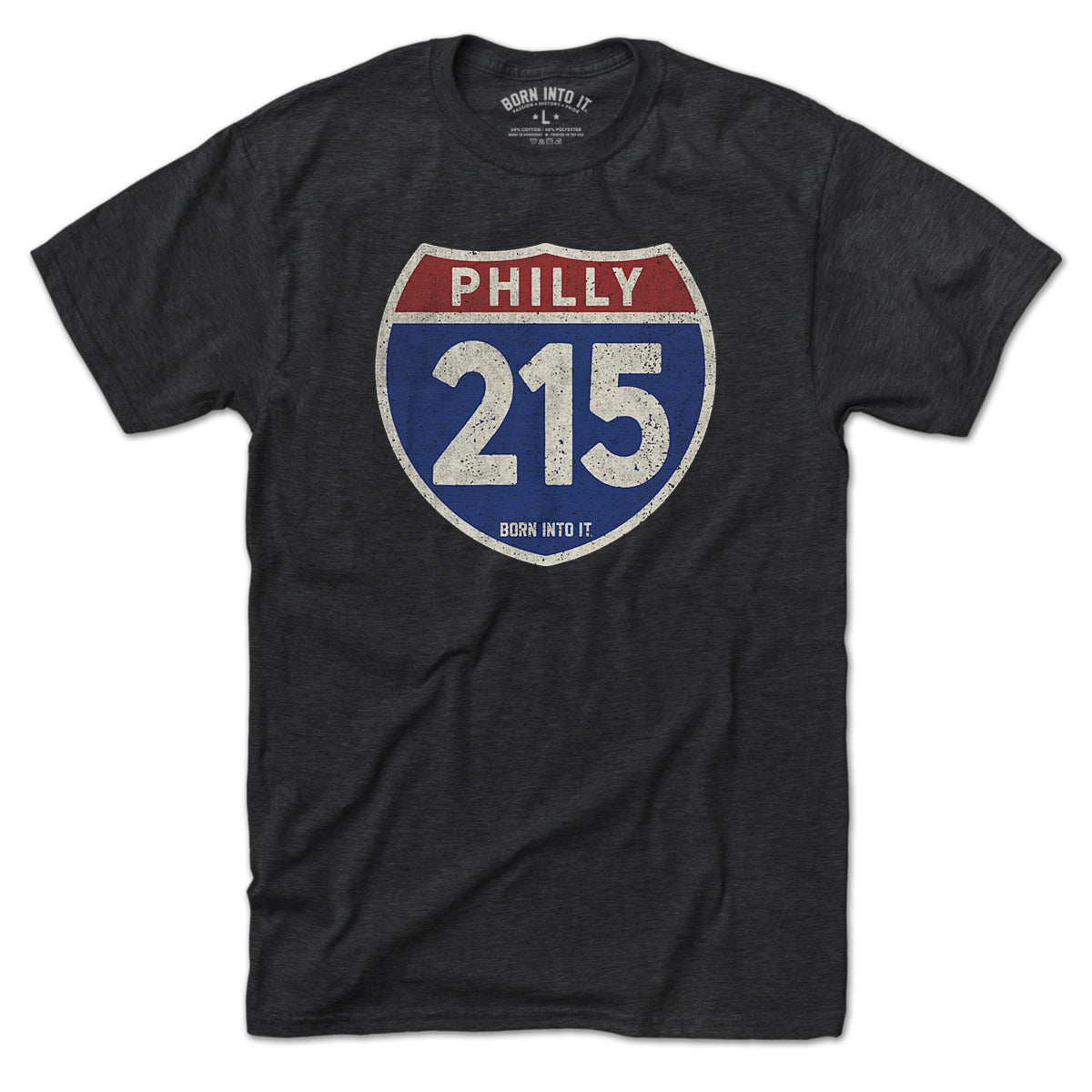 Philly 215 Interstate Sign T-Shirt
