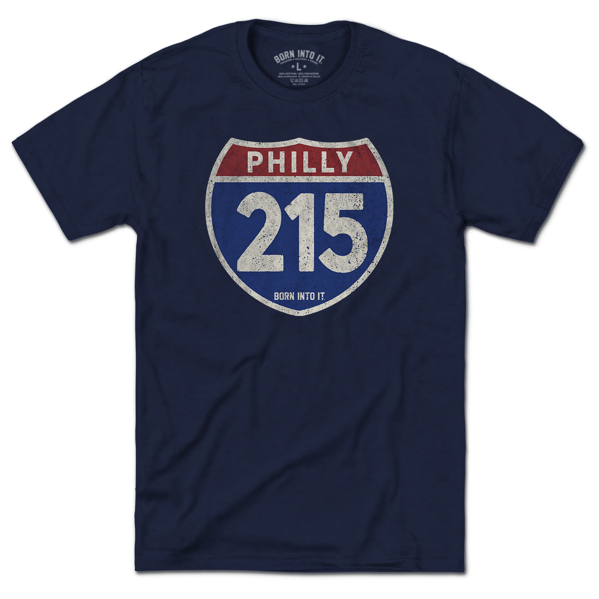 Philly 215 Interstate Sign T-Shirt