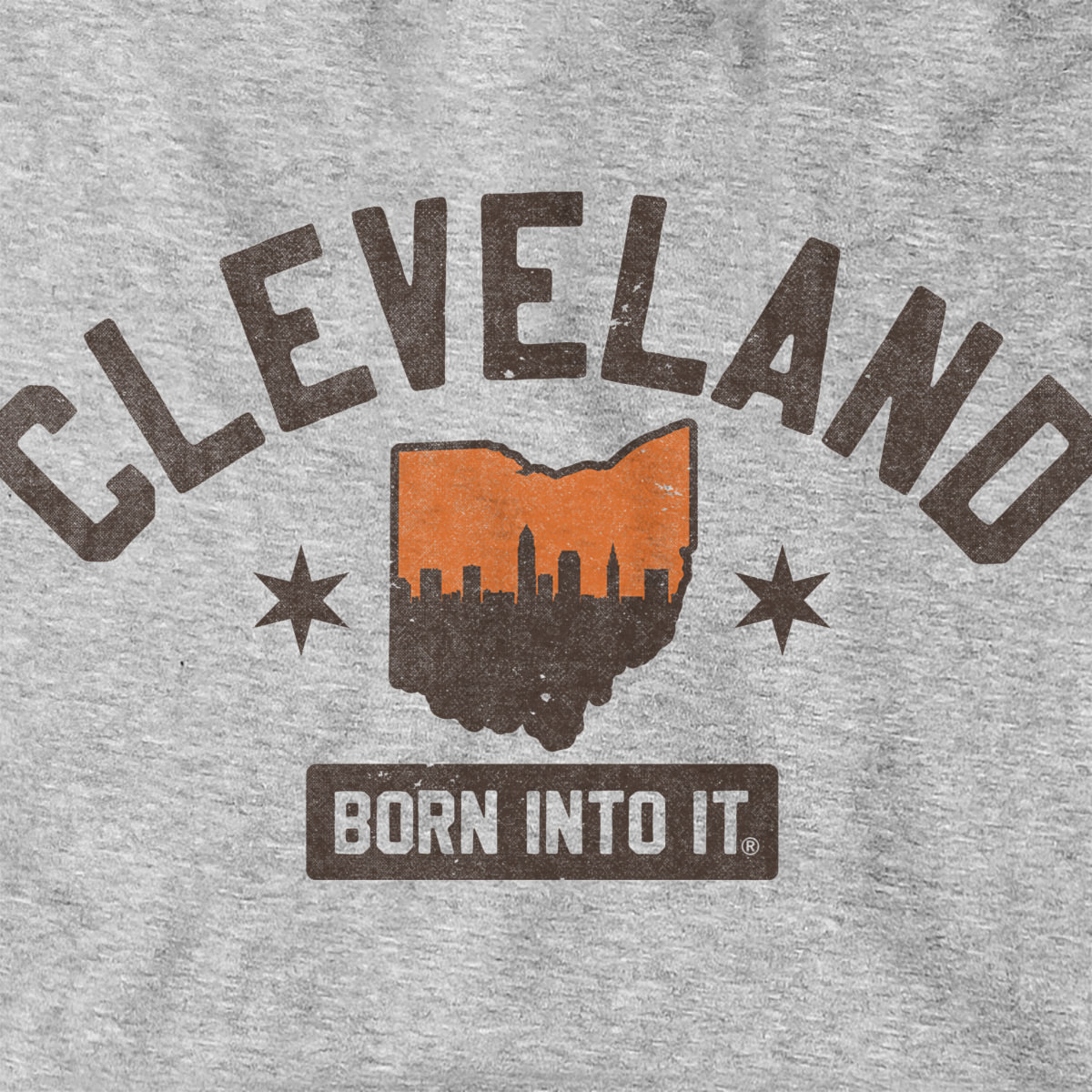 Cleveland Orange Sky Keystone Arch Hoodie