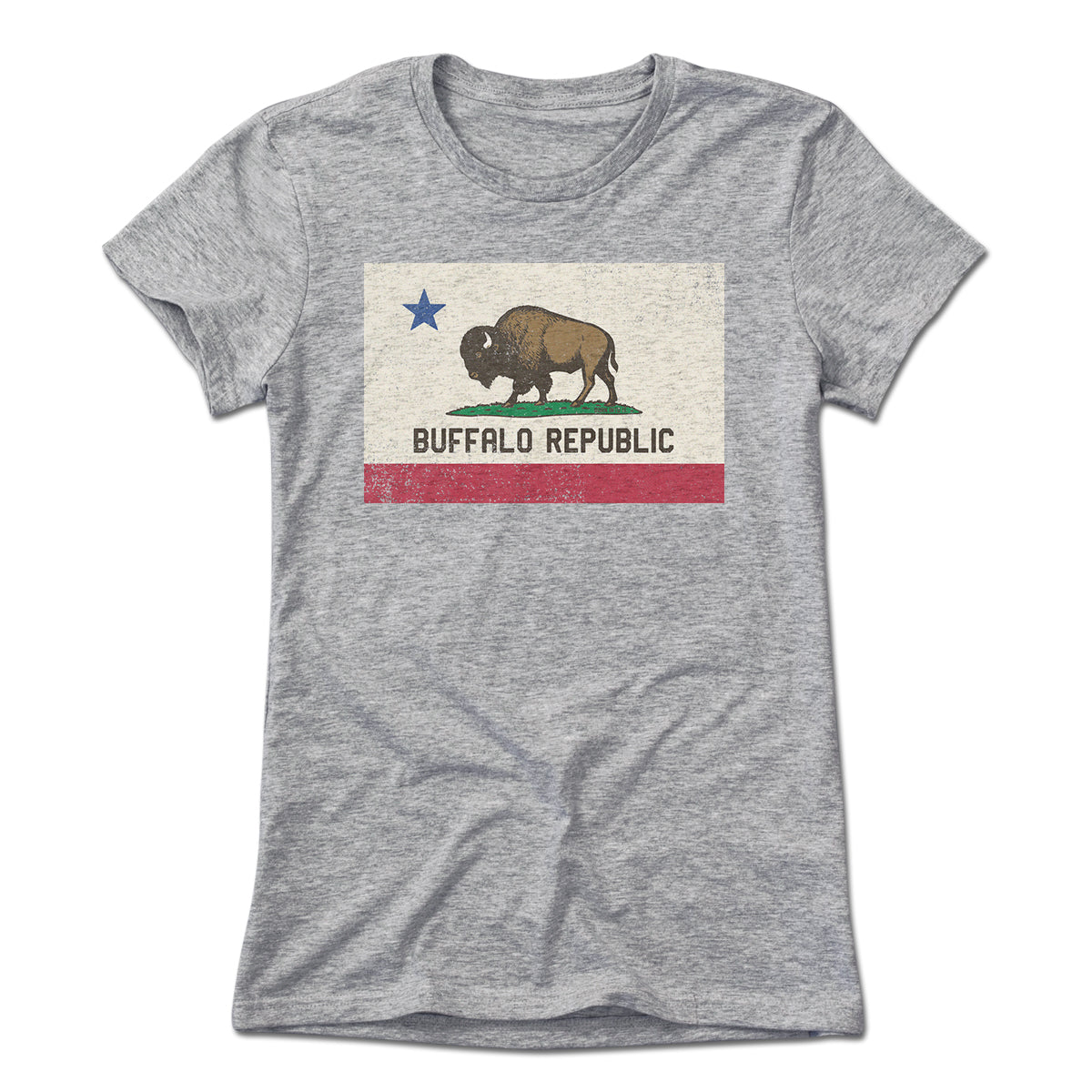 Buffalo Republic Flag T-Shirt