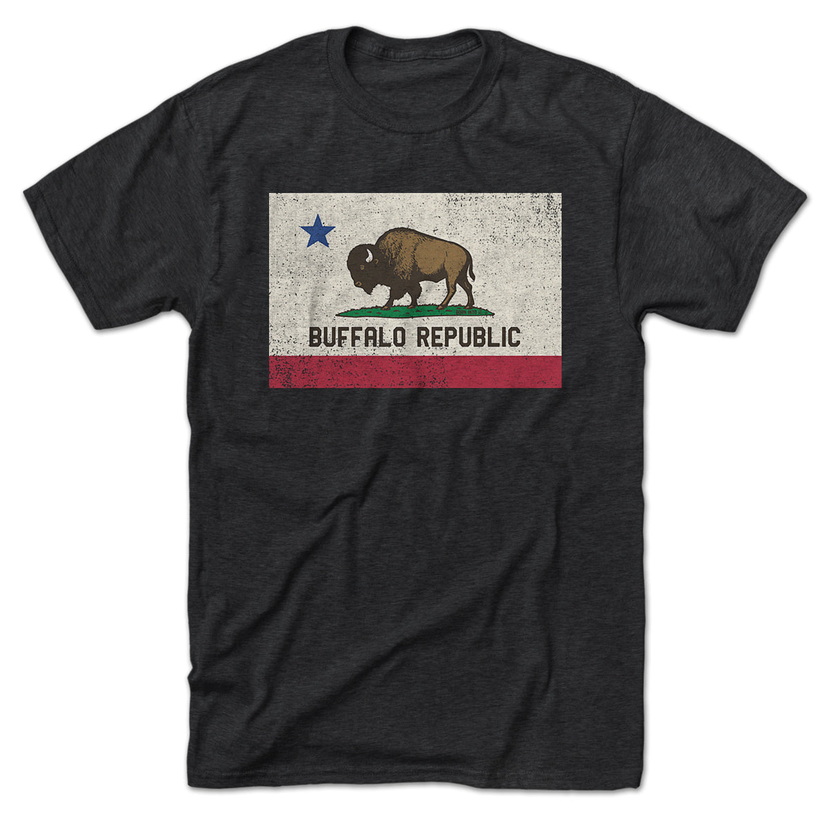 Buffalo Republic Flag T-Shirt