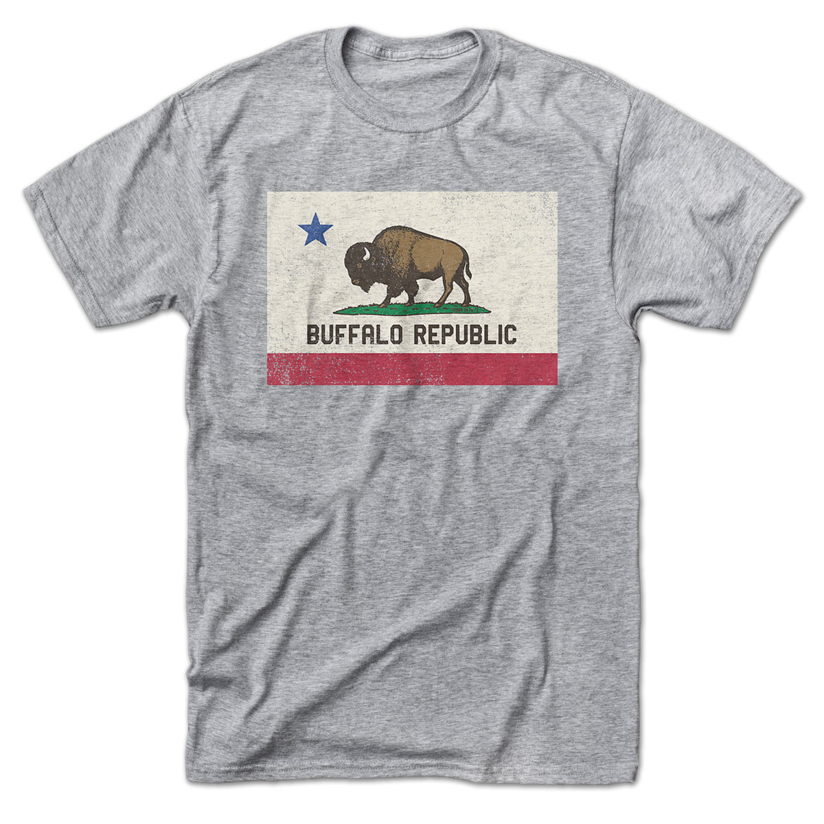 Buffalo Republic Flag T-Shirt