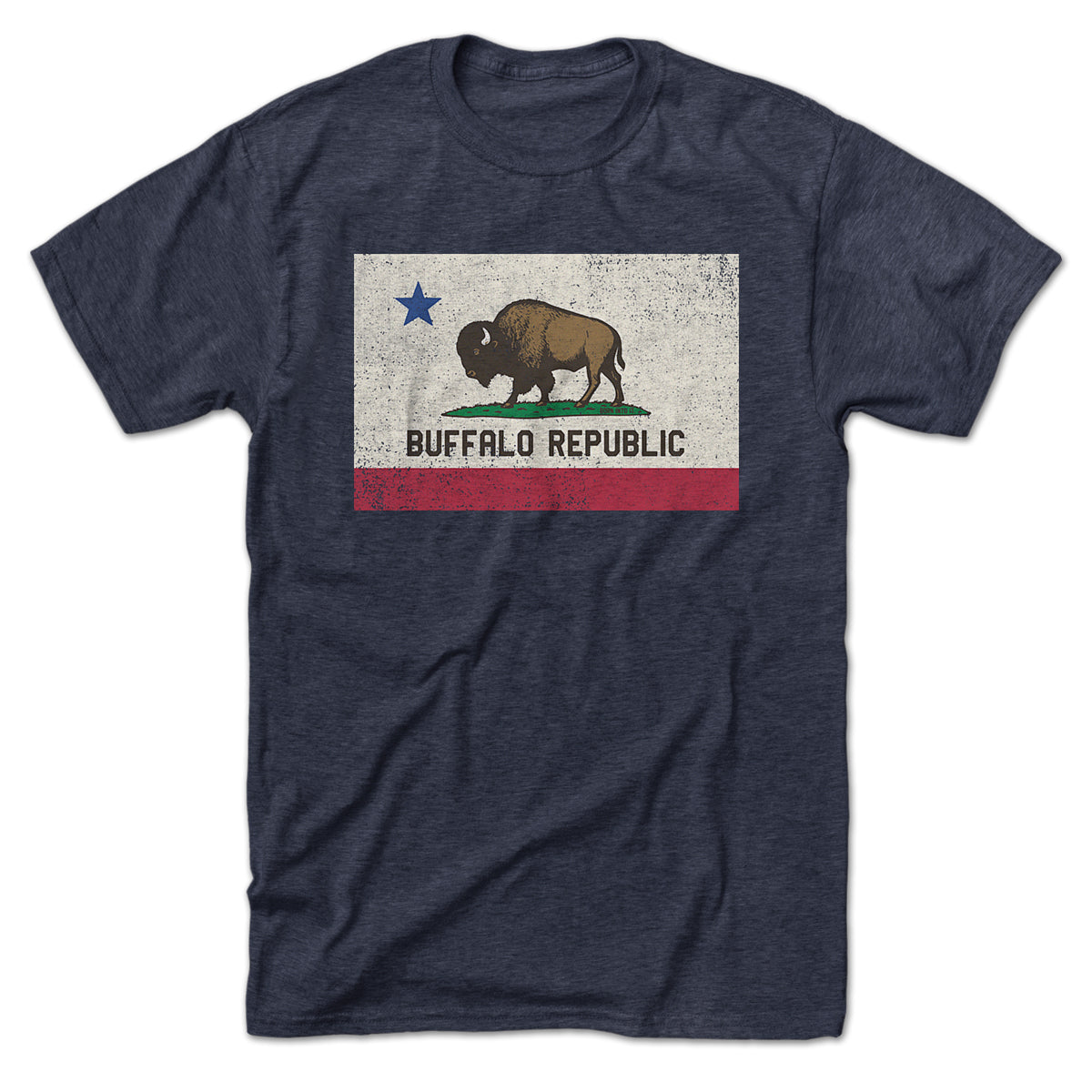 Buffalo Republic Flag T-Shirt