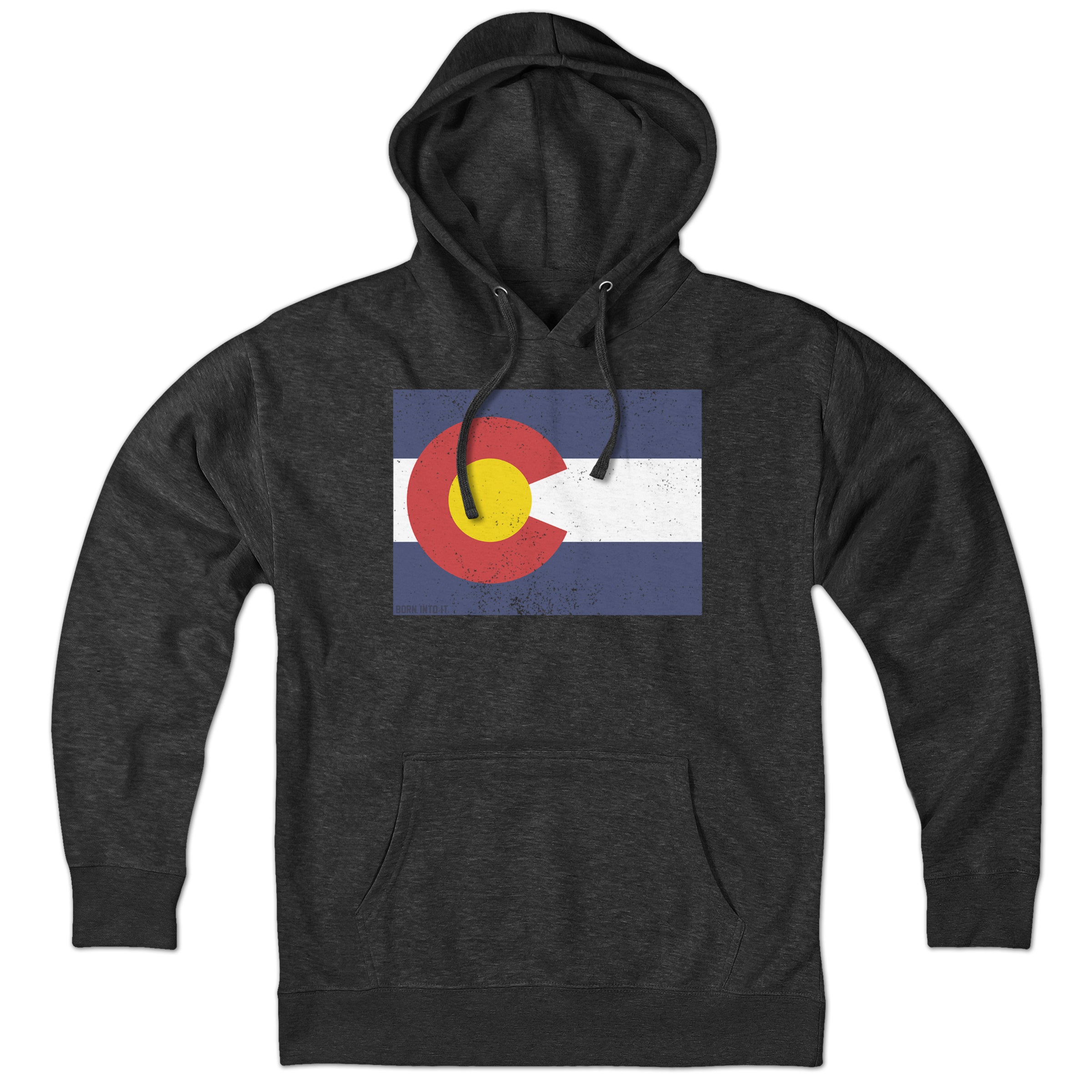 Colorado State Shape Flag Hoodie