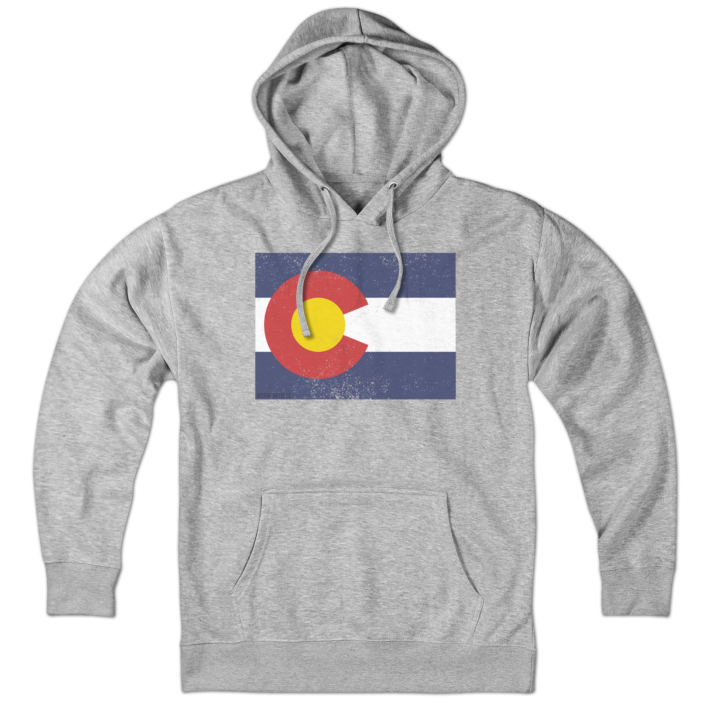 Colorado State Shape Flag Hoodie
