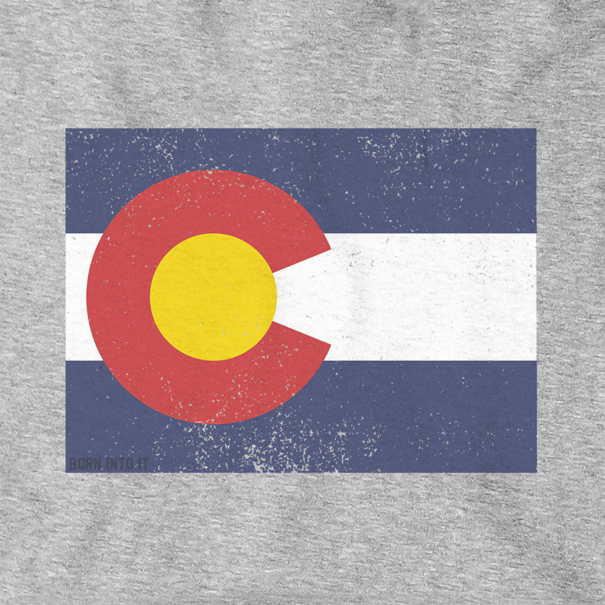 Colorado State Shape Flag Hoodie