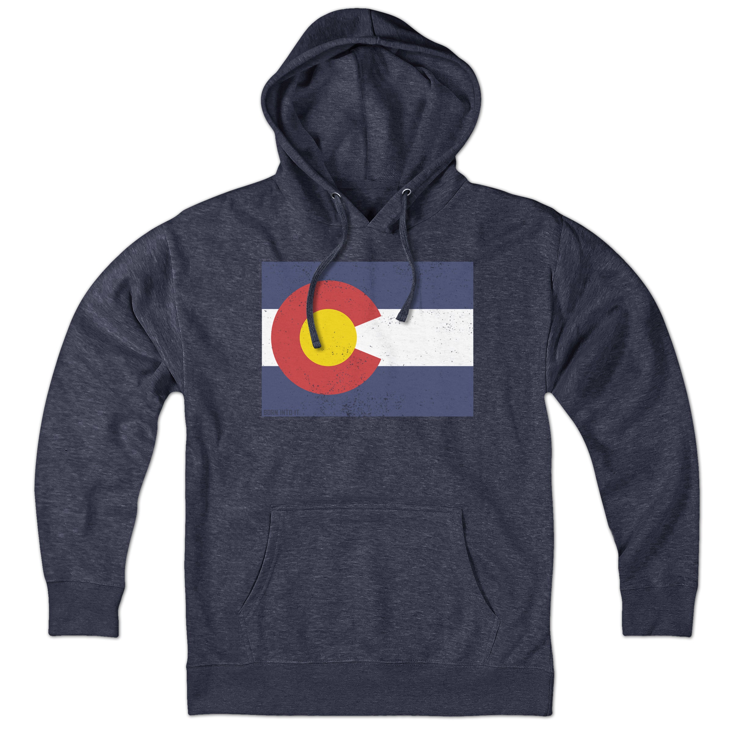 Colorado State Shape Flag Hoodie