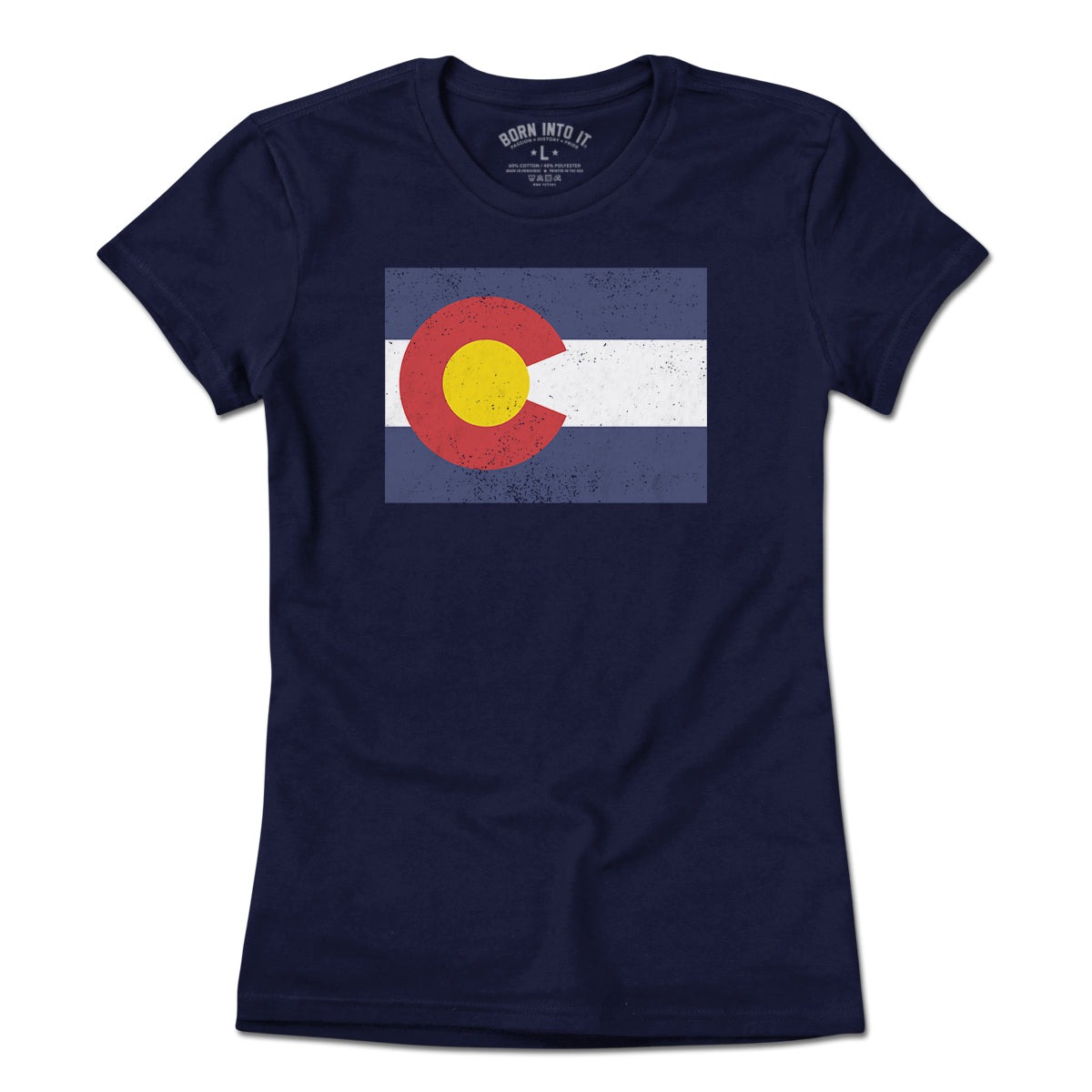 Colorado State Shape Flag T-Shirt