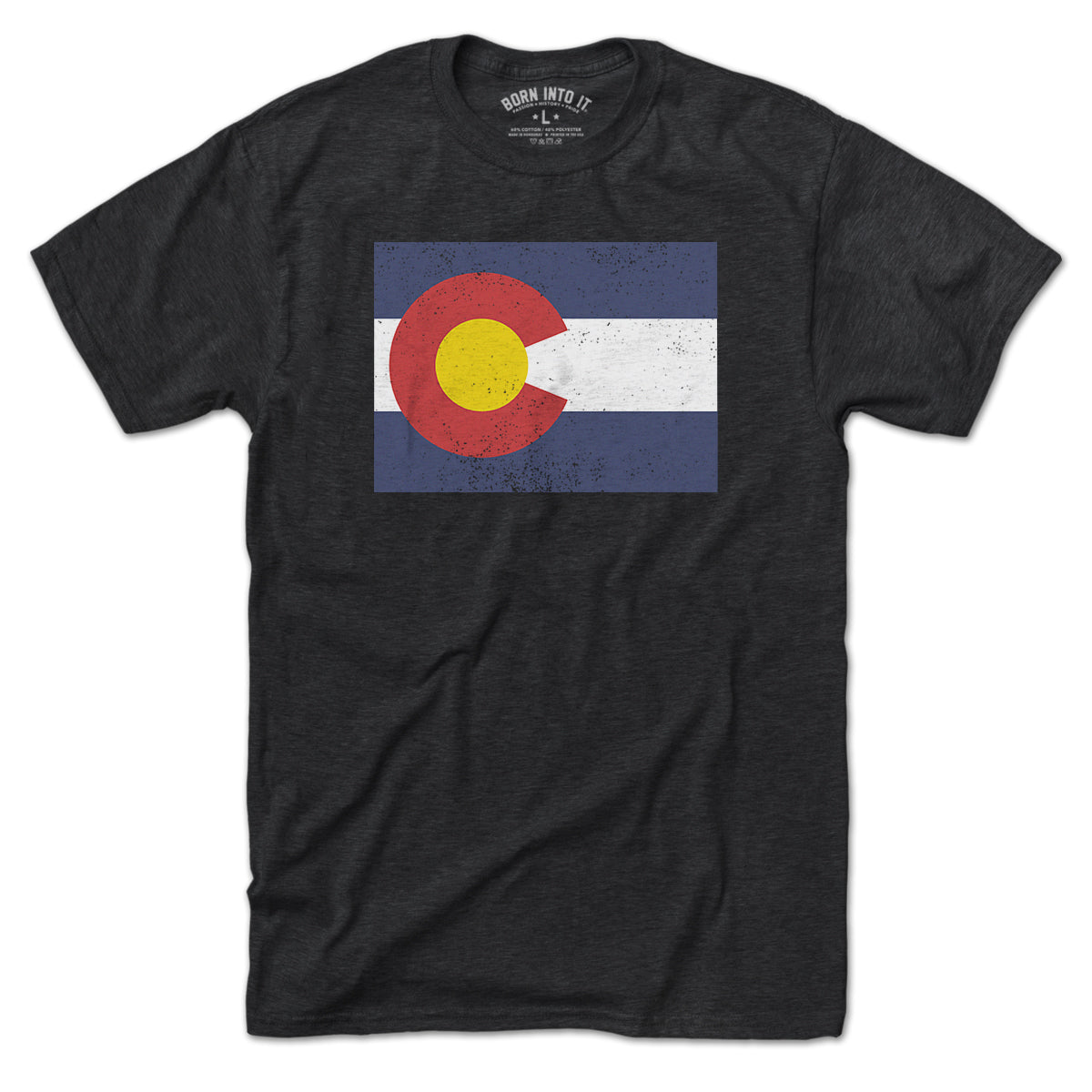 Colorado State Shape Flag T-Shirt