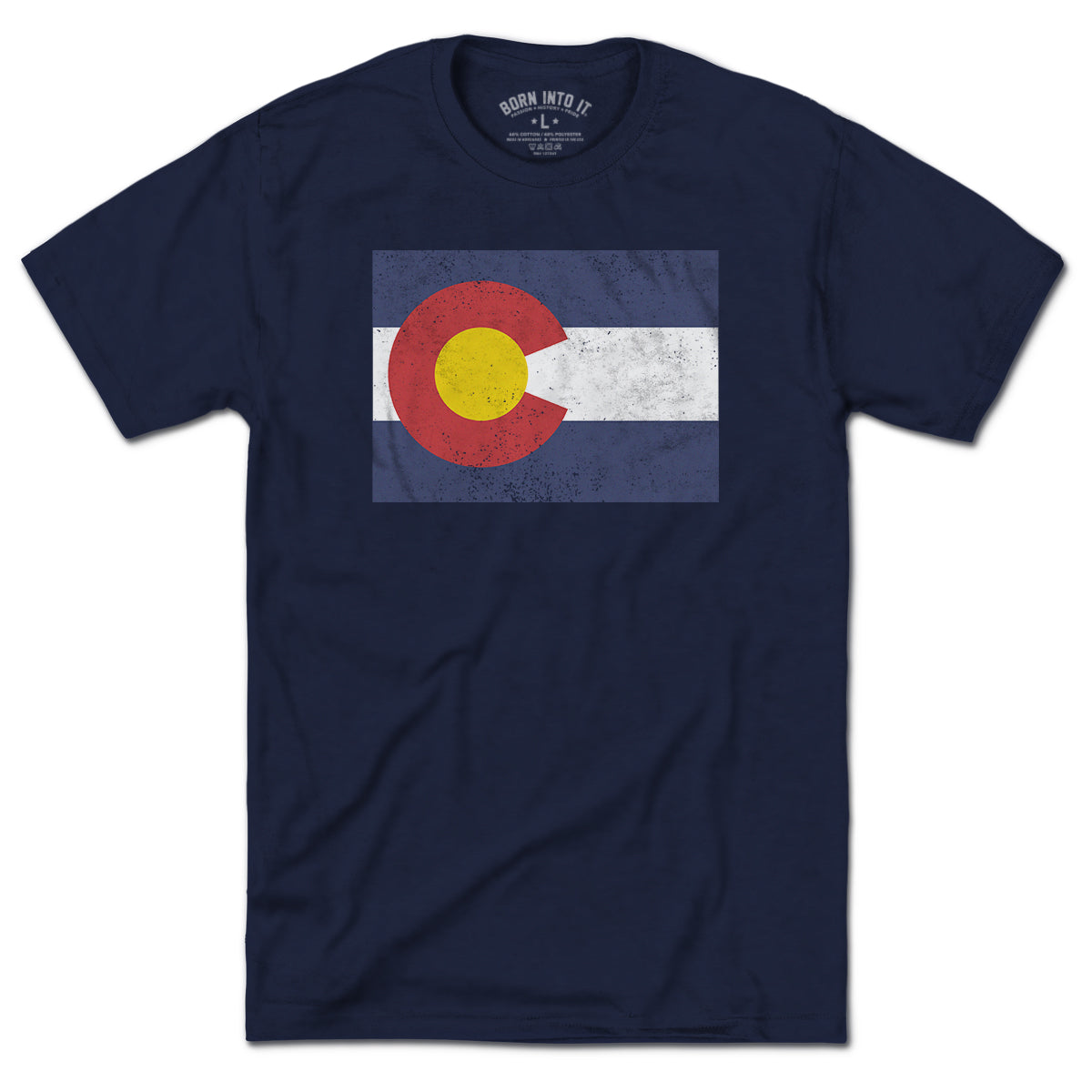 Colorado State Shape Flag T-Shirt