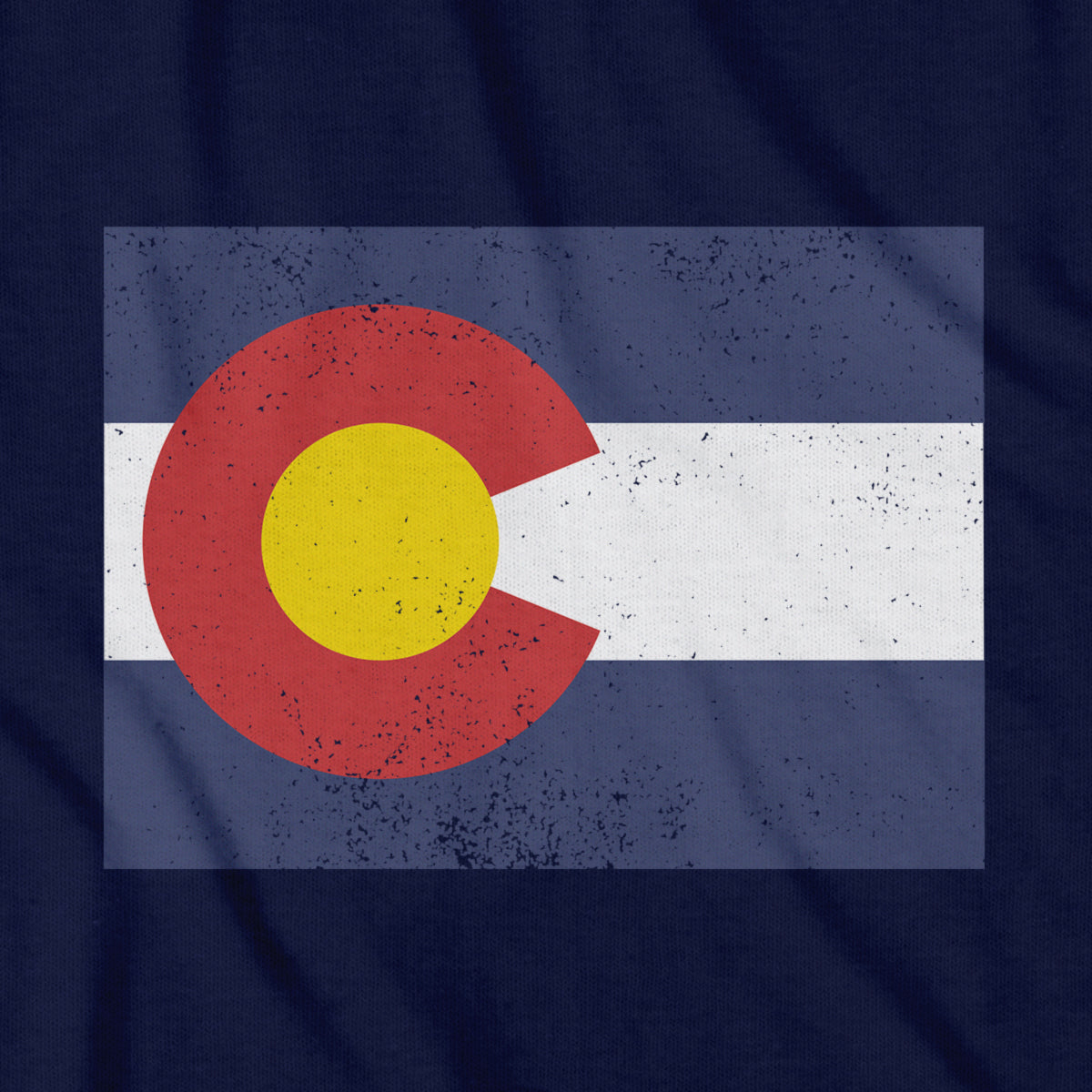 Colorado State Shape Flag T-Shirt