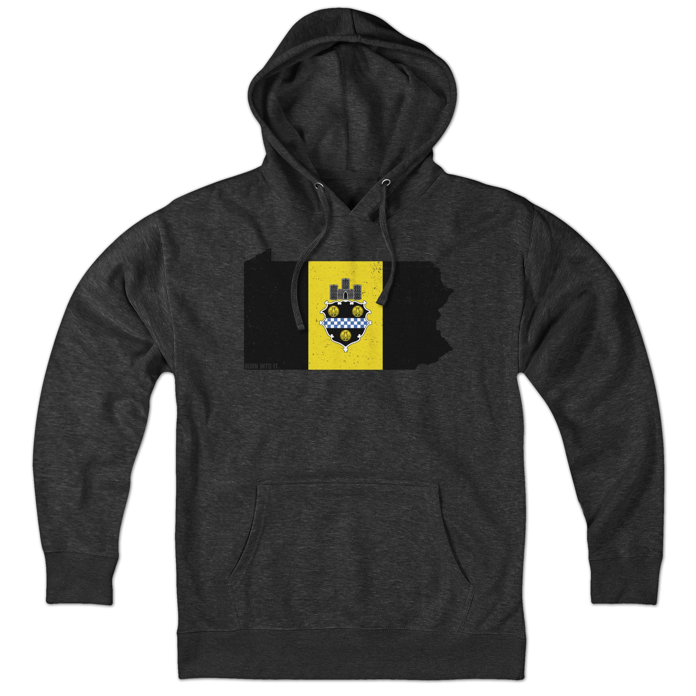 Pennsylvania State Shape Flag Hoodie