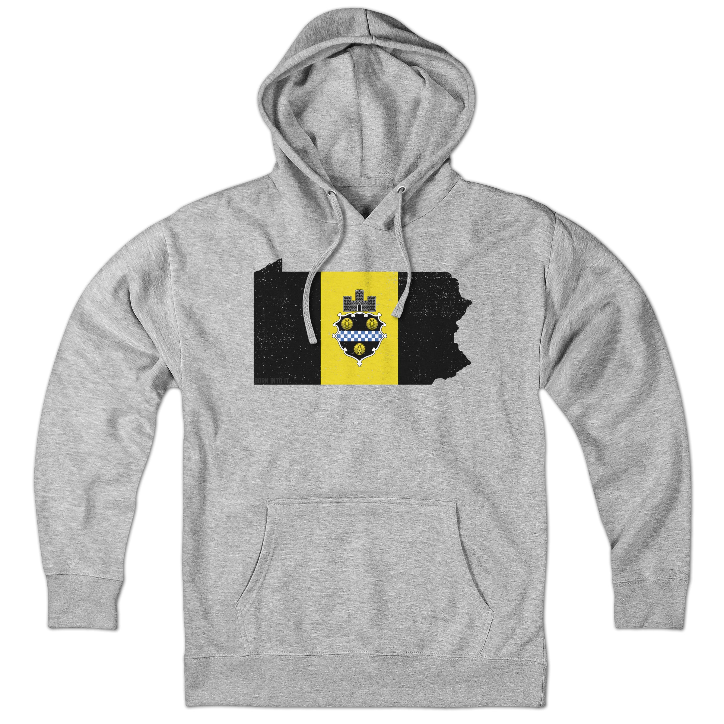 Pennsylvania State Shape Flag Hoodie