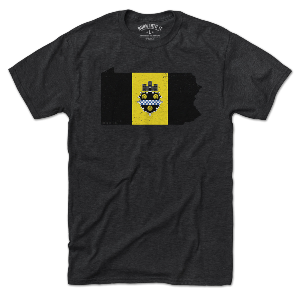 Pennsylvania State Shape Flag T-Shirt
