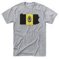Pennsylvania State Shape Flag T-Shirt
