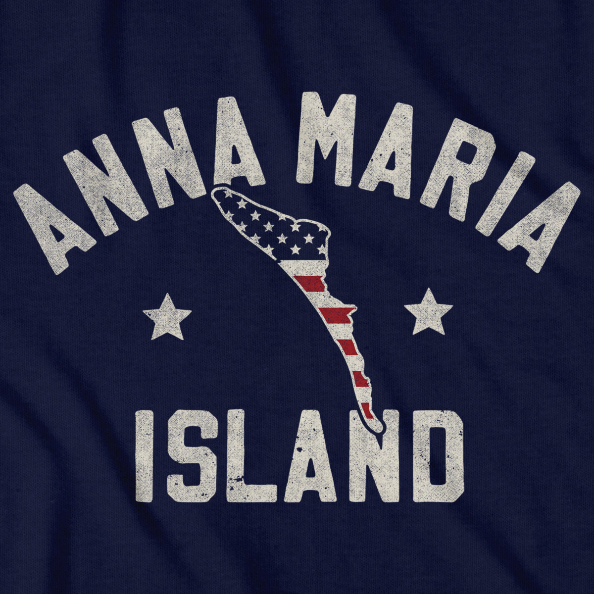 Born Into It Anna Maria Island Keystar Arch T-shirt featuring a colorful graphic design on soft cotton fabric.