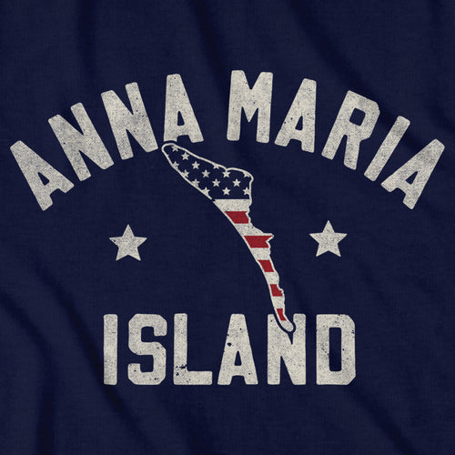 Born Into It Anna Maria Island Keystar Arch T-shirt featuring a colorful graphic design on soft cotton fabric.