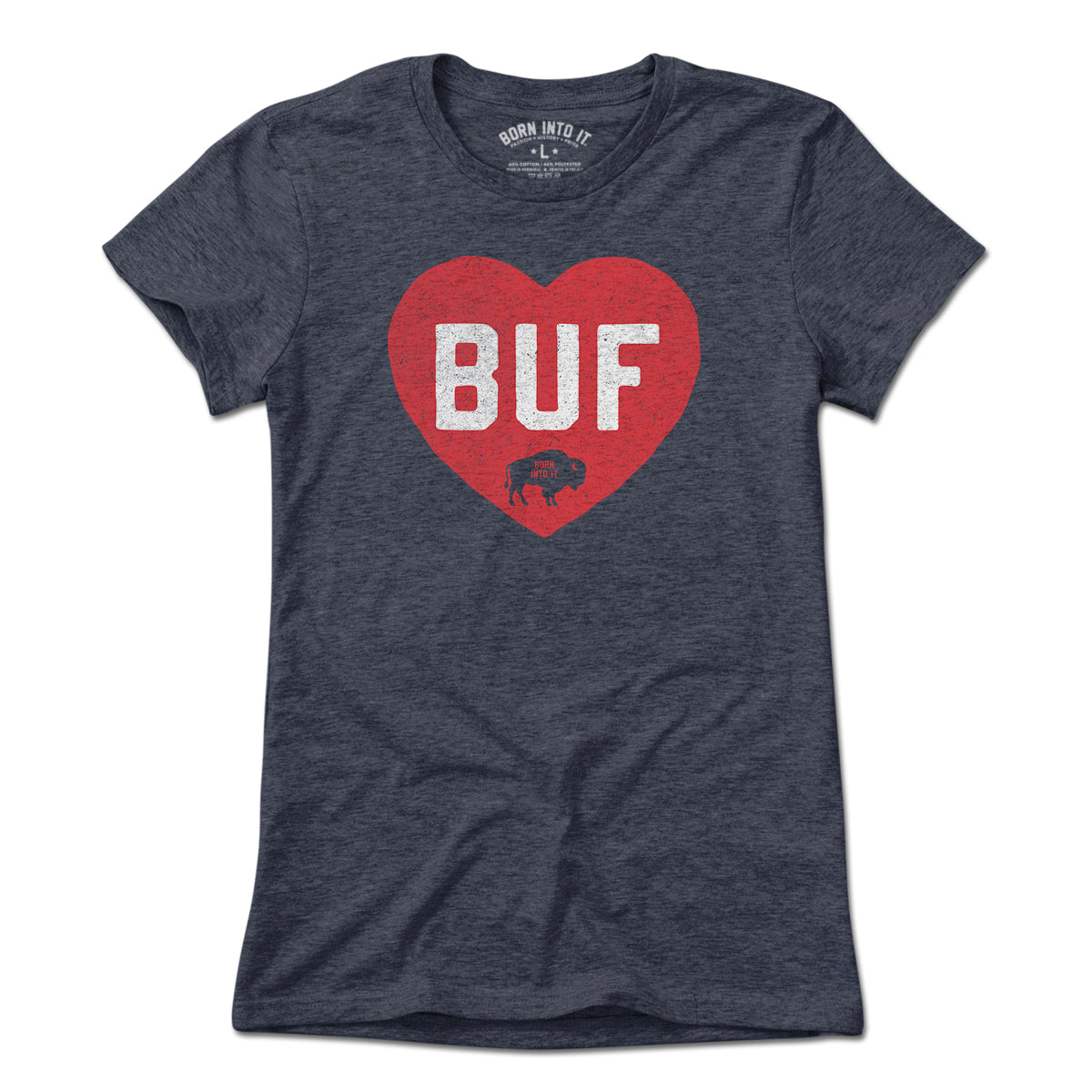 Buffalo Block Heart T-Shirt