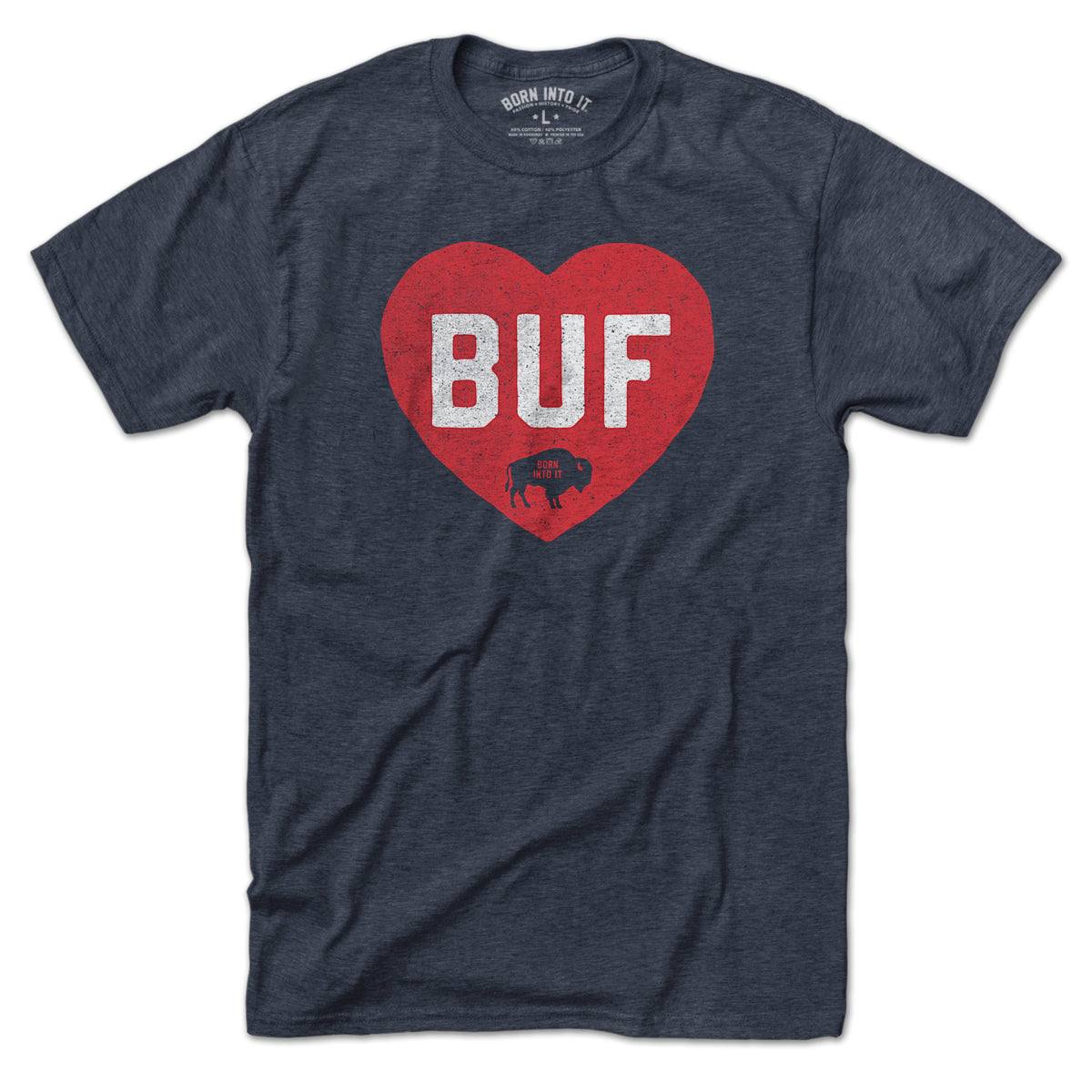Buffalo Block Heart T-Shirt