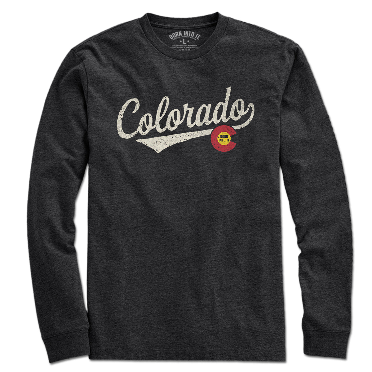 Colorado Sweeper T-Shirt in charcoal, flat product view