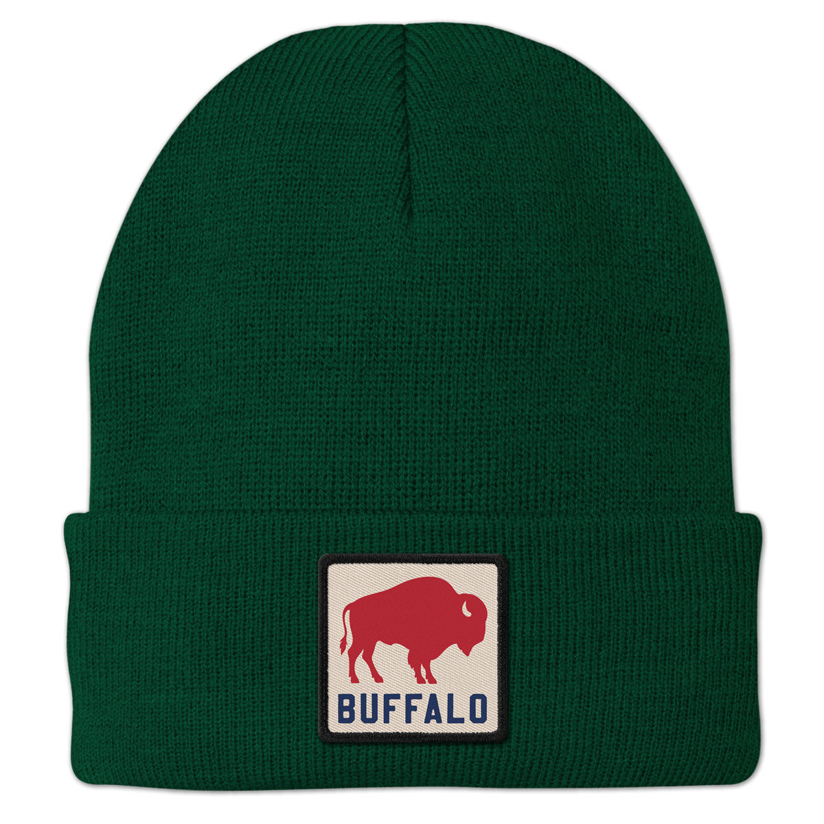 Buffalo Town Square Patch Cuff Knit
