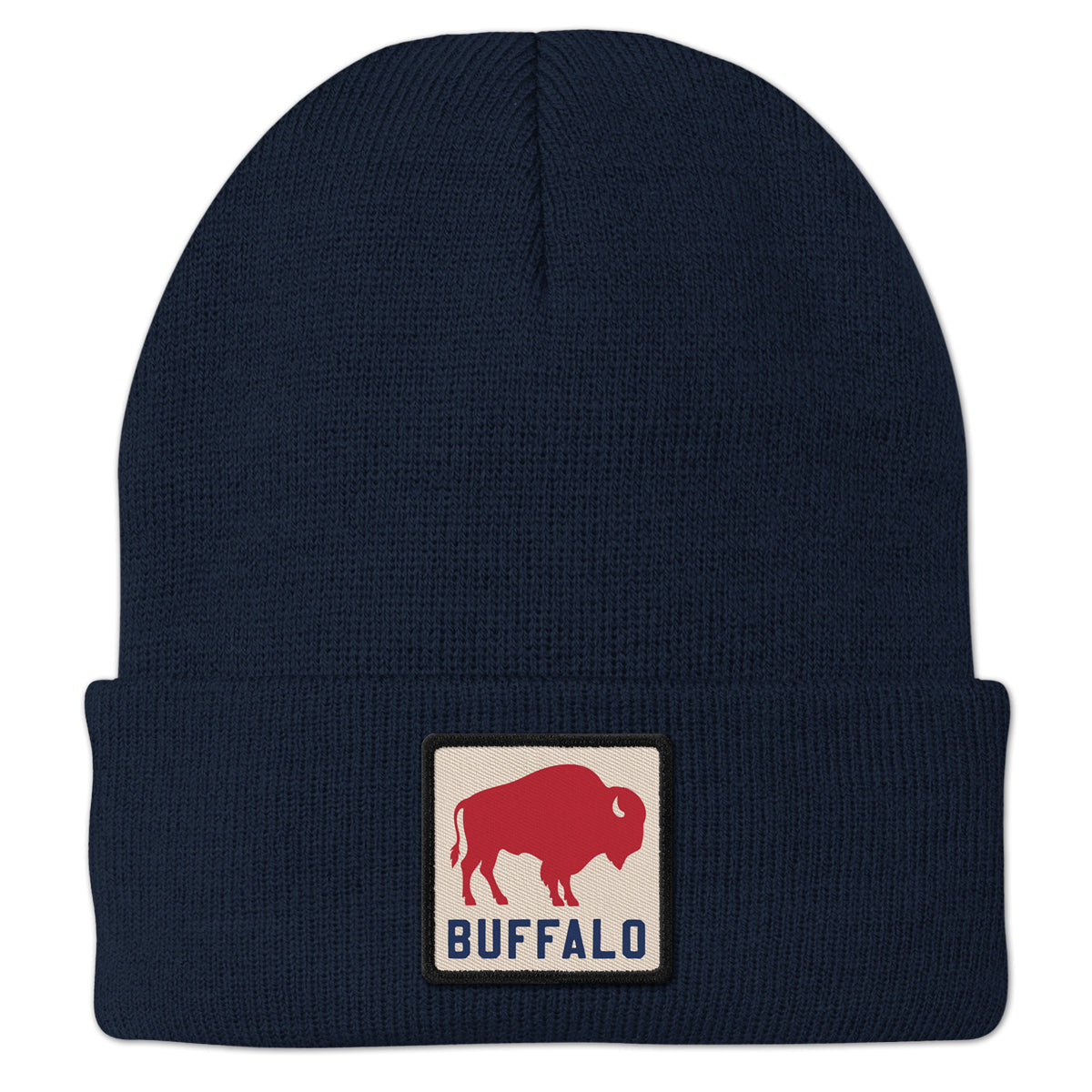 Buffalo Town Square Patch Cuff Knit