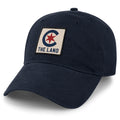 Born Into It Cleveland The Land Town Square Dad Hat, stylish casual hat with embroidered logo, adjustable strap, and classic design.