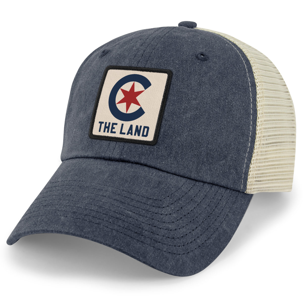 Cleveland The Land Town Square Relaxed Trucker Hat