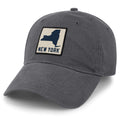 Born Into It New York Town Square dad hat with curved brim and embroidered front, casual accessory for street style.