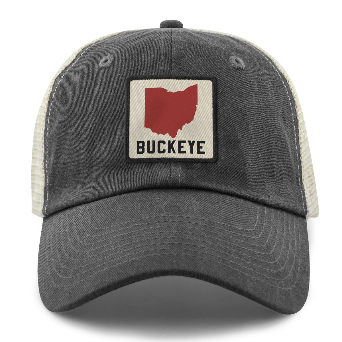Ohio Buckeye Town Square Relaxed Trucker Hat