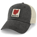 Ohio Buckeye Town Square Relaxed Trucker Hat