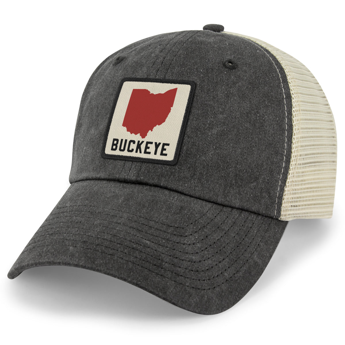 Ohio Buckeye Town Square Relaxed Trucker Hat