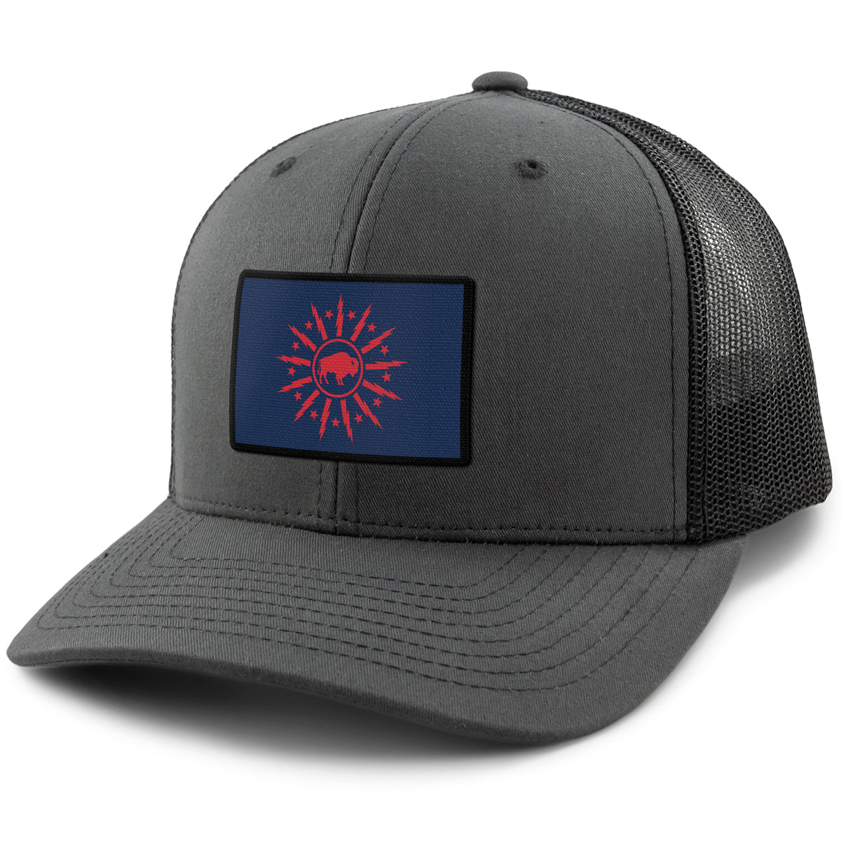 Buffalo Freestyle Flag Classic Snapback Trucker Hat
