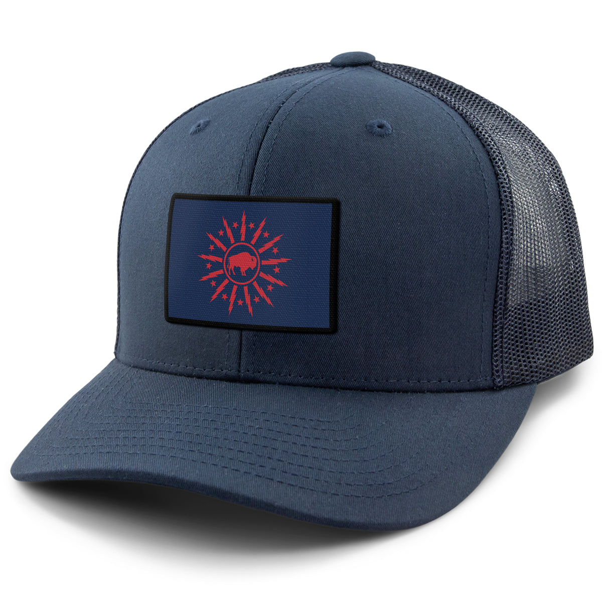 Buffalo Freestyle Flag Classic Snapback Trucker Hat