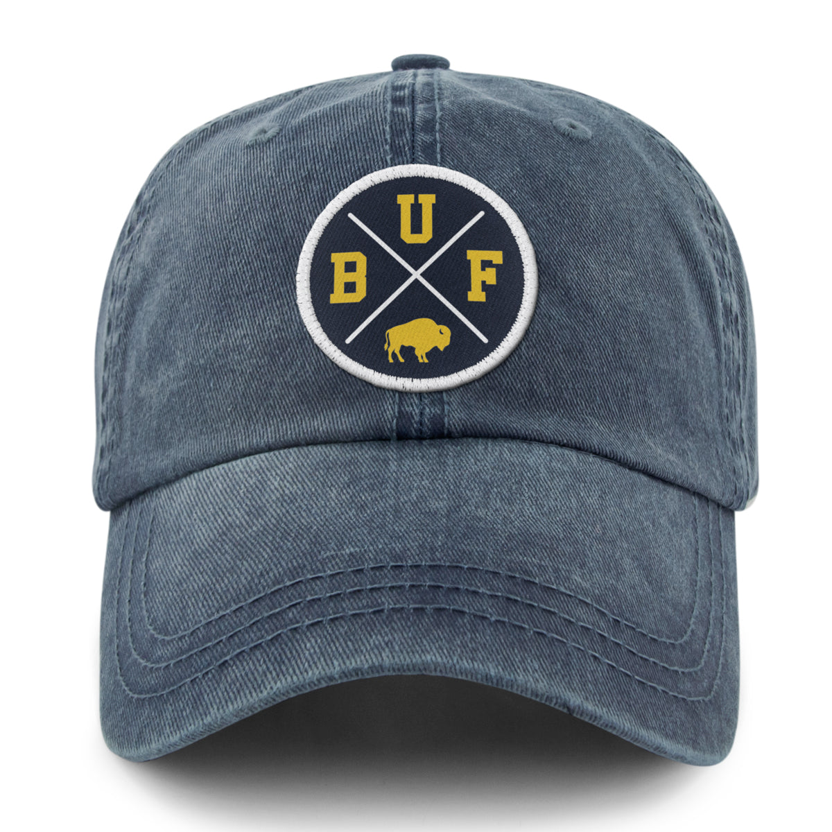 Buffalo Gold Bison Crossroads Dad Hat