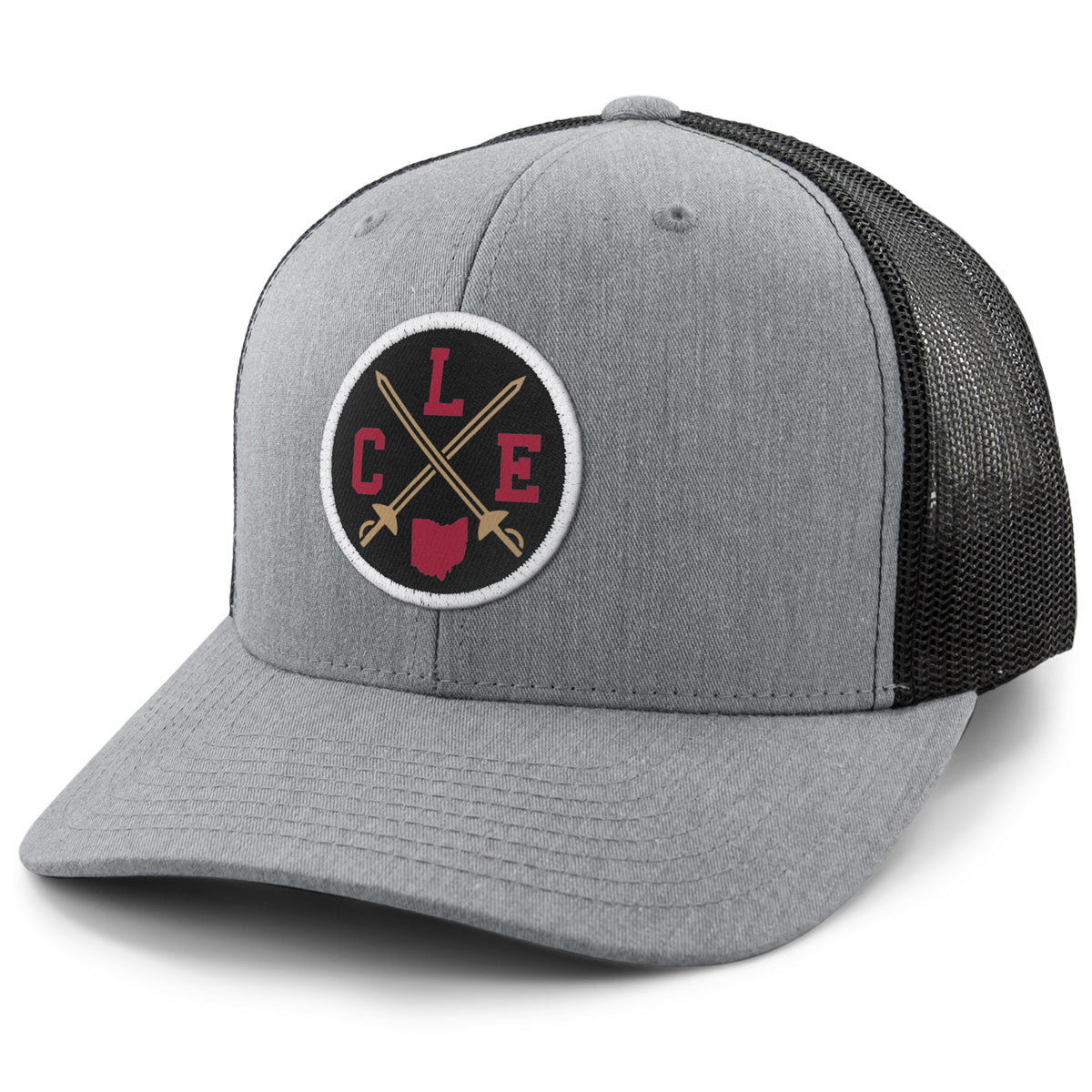 Cleveland Swordsman Crossroads Classic Snapback Trucker Hat